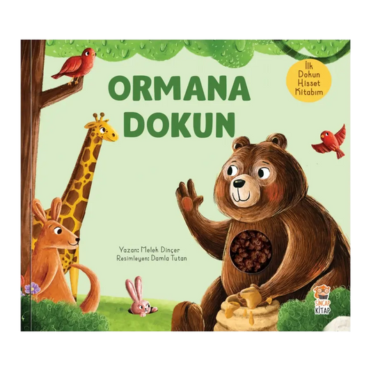 İlk Dokun Hisset Kitabım Ormana Dokun (Mein erstes Fühlbuch - Berühre den Wald)-Türkische Kinderbücher-SprachStern