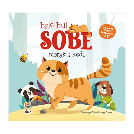 Bak-Bul Sobe Meraklı Kedi (Schau-Finde Sobe - Die neugierige Katze)-Türkische Kinderbücher-SprachStern