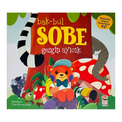 Bak-Bul Sobe Gezgin Ayıcık (Schau-Finde Sobe - Der kleine reisende Bär)-Türkische Kinderbücher-SprachStern