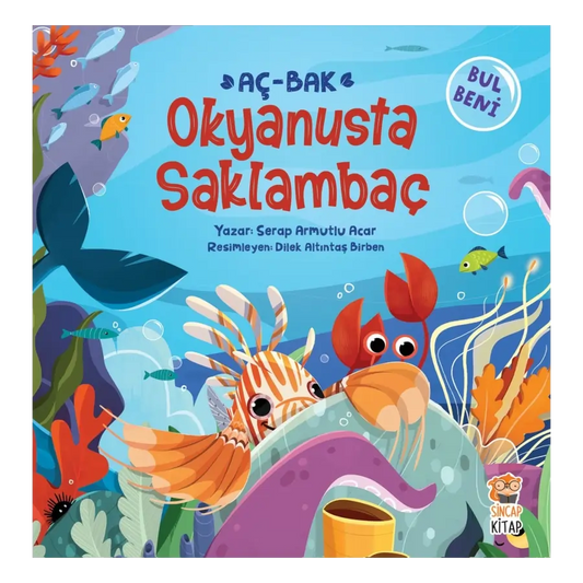 Bul Beni Okyanusta Saklambaç (Finde mich im Ozean - Versteckspiel)-Türkische Kinderbücher-SprachStern