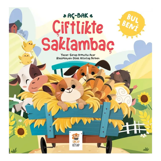 Bul Beni Çiftlikte Saklambaç (Finde mich auf dem Bauernhof - Versteckspiel)-Türkische Kinderbücher-SprachStern