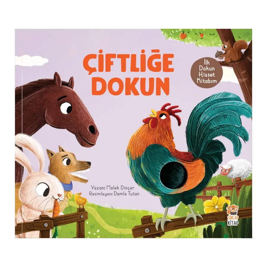 İlk Dokun Hisset Kitabım Çiftliğe Dokun (Mein erstes Fühlbuch - Berühre den Bauernhof)-Türkische Kinderbücher-SprachStern