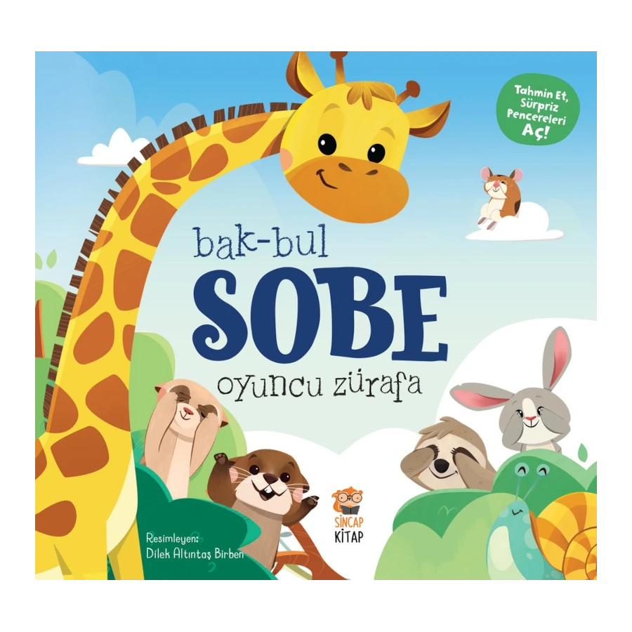 Bak-Bul Sobe Oyuncu Zürafa (Schau-Finde Sobe - Die verspielte Giraffe)-Türkische Kinderbücher-SprachStern