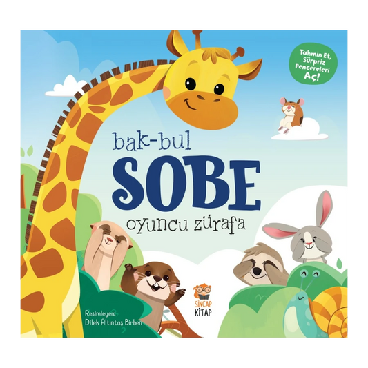 Bak-Bul Sobe Oyuncu Zürafa (Schau-Finde Sobe - Die verspielte Giraffe)-Türkische Kinderbücher-SprachStern