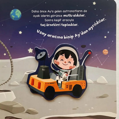 Merhaba Uzay - Cırt Cırtlı Hikaye Kitabı (Hallo Weltraum - Klettverschluss-Geschichtenbuch)