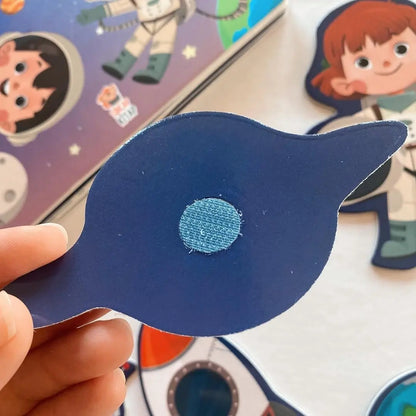 Merhaba Uzay - Cırt Cırtlı Hikaye Kitabı (Hallo Weltraum - Klettverschluss-Geschichtenbuch)