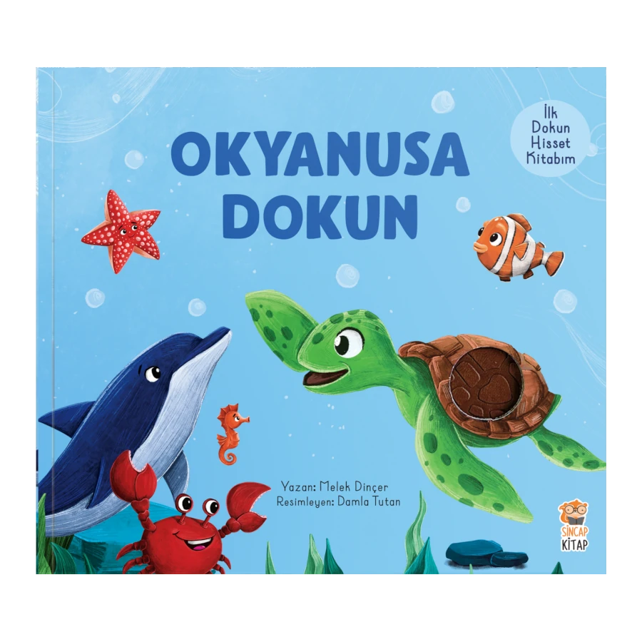 İlk Dokun Hisset Kitabım Okyanusa Dokun (Mein erstes Fühlbuch - Berühre den Ozean)-Türkische Kinderbücher-SprachStern