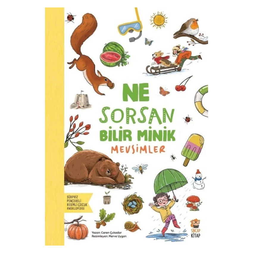 Ne Sorsan Bilir Minik - Benim İlk Mevsimler Kitabım (Mein erstes Buch über die Jahreszeiten)-Türkische Kinderbücher-SprachStern