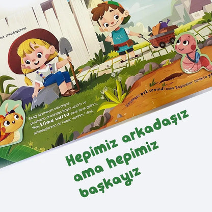 Merhaba Böcekler - Cırt Cırtlı Hikaye Kitap (Hallo Insekten - Klettverschluss-Geschichtenbuch)