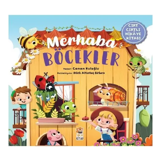 Merhaba Böcekler - Cırt Cırtlı Hikaye Kitap (Hallo Insekten - Klettverschluss-Geschichtenbuch)