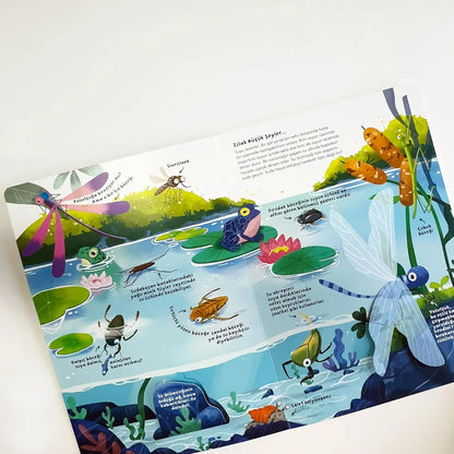 Ne Sorsan Bilir Minik - Benim İlk Böcekler Kitabım (Mein erstes Buch über Insekten)